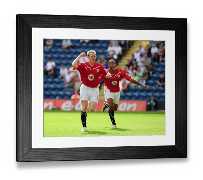 Framed Print : Bristol City vs Preston North End: A Football Rivalry - Season 09-10