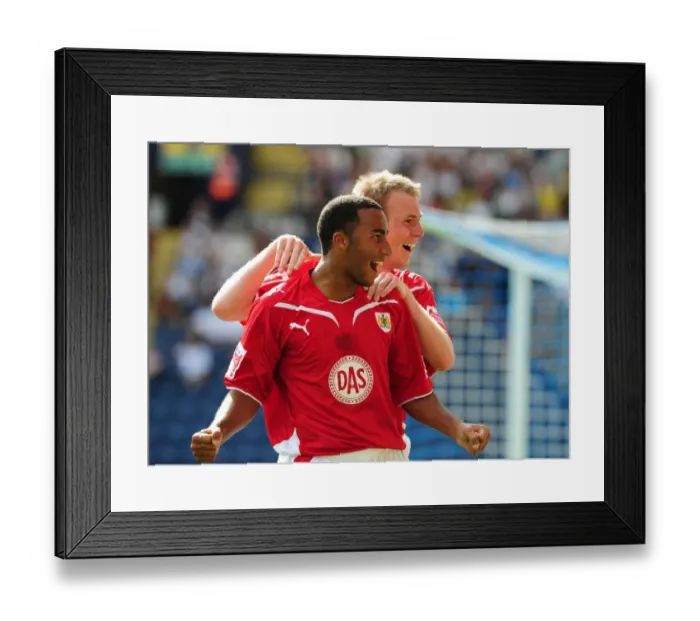 Framed Print : Bristol City vs. Preston North End: A Football Rivalry - Season 09-10