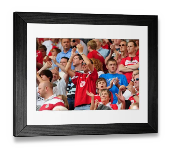 Framed Print : Bristol City vs. Preston North End: A Football Showdown - Season 09-10