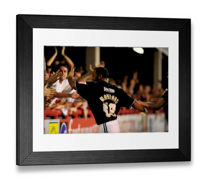 Framed Print : Nicky Maynard Celebration Framed Print : Nicky Maynard Celebration