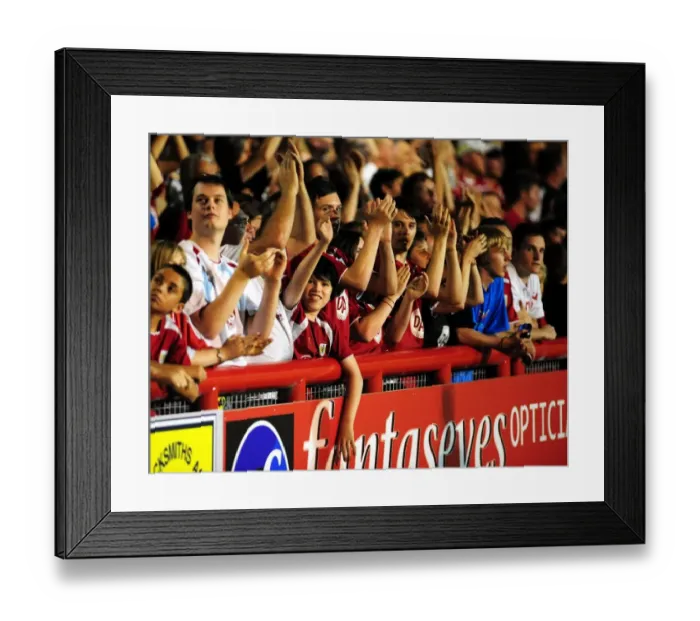 Framed Print : A Clash of Rivals: Brentford vs. Bristol City - Season 09-10