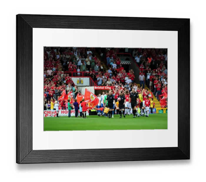 Framed Print : Bristol City First Team: Season 09-10: Bristol City v Crystal Palace