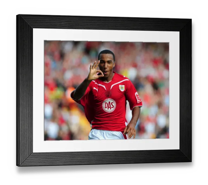 Framed Print : Bristol City vs. Crystal Palace: A Football Rivalry - Season 09-10