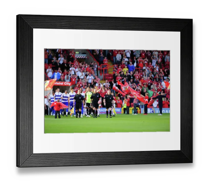 Framed Print : Bristol City vs QPR: A Football Rivalry - Season 09-10 Framed Print : Bristol City vs QPR: A Football Rivalry - Season 09-10