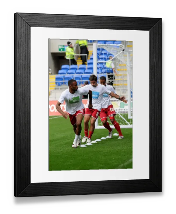 Framed Print : A Football Rivalry: Cardiff City vs. Bristol City - Season 09-10