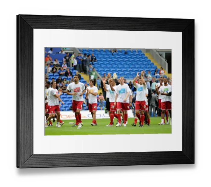 Framed Print : The Intense Football Rivalry: Cardiff City vs. Bristol City - A Battle on the Field (Season 09-10) Framed Print : The Intense Football Rivalry: Cardiff City vs. Bristol City - A Battle on the Field (Season 09-10)