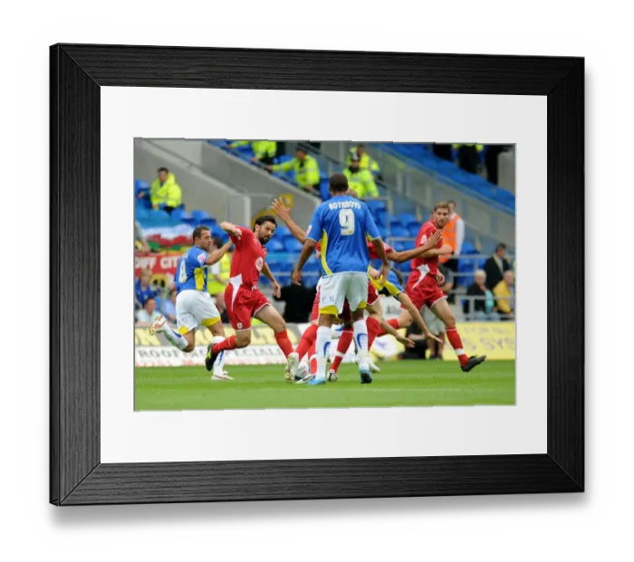 Framed Print : A Football Rivalry: The Intense Battle on the Field - Cardiff City vs. Bristol City (Season 09-10) Framed Print : A Football Rivalry: The Intense Battle on the Field - Cardiff City vs. Bristol City (Season 09-10)