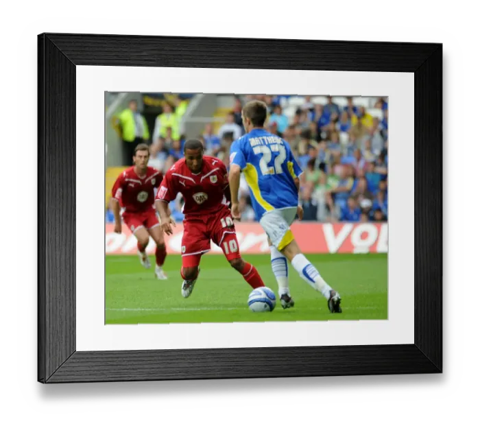 Framed Print : The Clash: Cardiff City vs. Bristol City - A Football Rivalry (Season 09-10) - Bristol City First Team