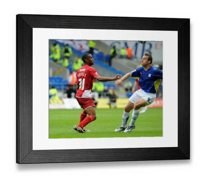 Framed Print : Bristol City vs. Cardiff City: A Football Rivalry - Season 09-10 Framed Print : Bristol City vs. Cardiff City: A Football Rivalry - Season 09-10