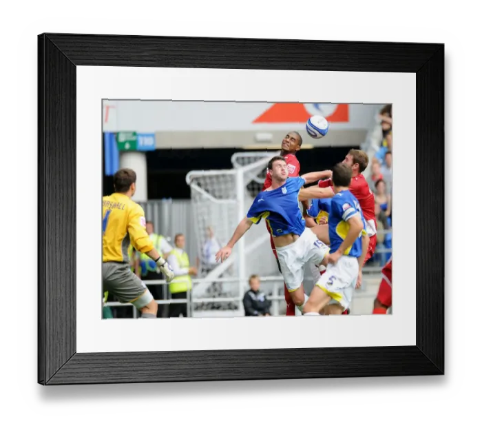 Framed Print : The Clash of the Cities: A Season to Remember - Cardiff vs. Bristol City (09-10) - Bristol City's Battle with Cardiff
