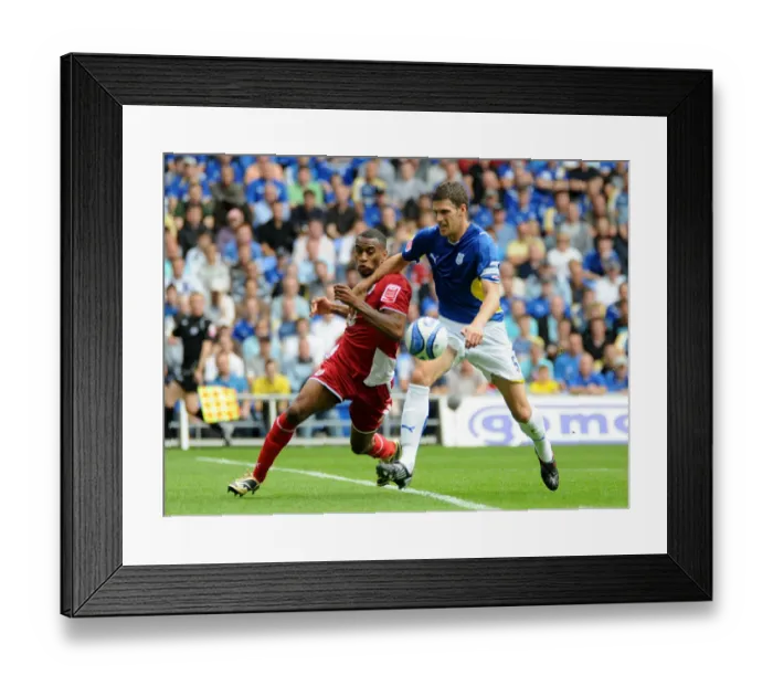Framed Print : The Clash of the Cities: Cardiff vs. Bristol City - A Football Rivalry (Season 09-10)