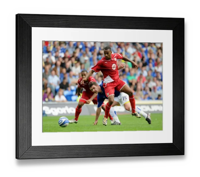 Framed Print : The Intense Rivalry: Cardiff City vs. Bristol City - Season 09-10