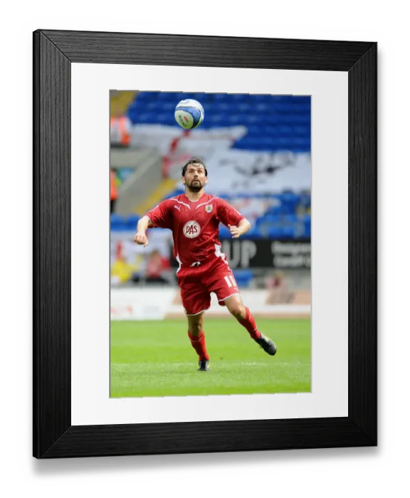 Framed Print : The Intense Rivalry: Cardiff City vs. Bristol City - Season 09-10: A Battle on the Field