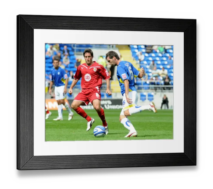 Framed Print : The Clash: Cardiff City vs. Bristol City - Season 09-10