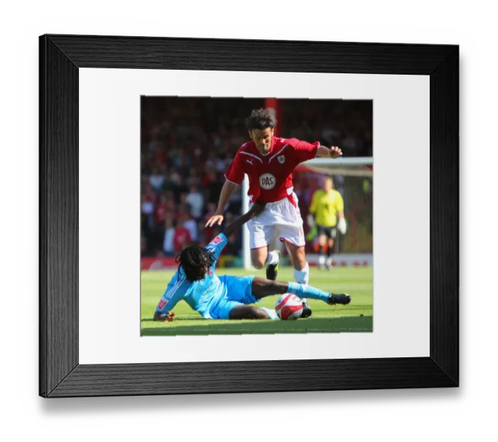 Framed Print : Season 9-10 Football Showdown: A Thrilling Encounter - Bristol City vs. Middlesbrough Framed Print : Season 9-10 Football Showdown: A Thrilling Encounter - Bristol City vs. Middlesbrough