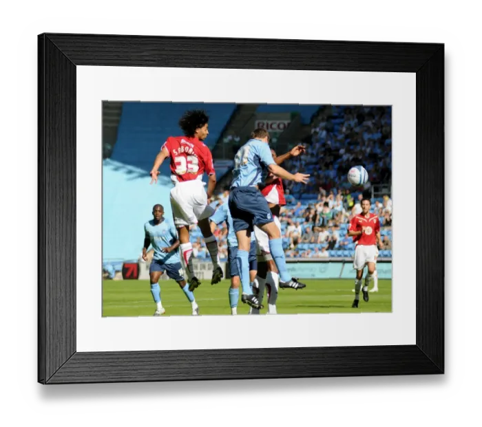 Framed Print : A Clash of Champions: Bristol City vs Coventry City - Season 09-10