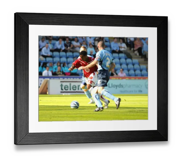 Framed Print : Clash of the First Teams: Coventry City vs. Bristol City - A Season Highlight (09-10)