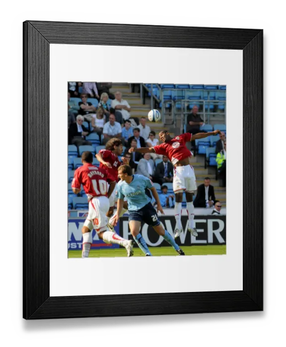 Framed Print : Season 09-10 Football Showdown: Coventry City vs. Bristol City - Clash of the First Teams
