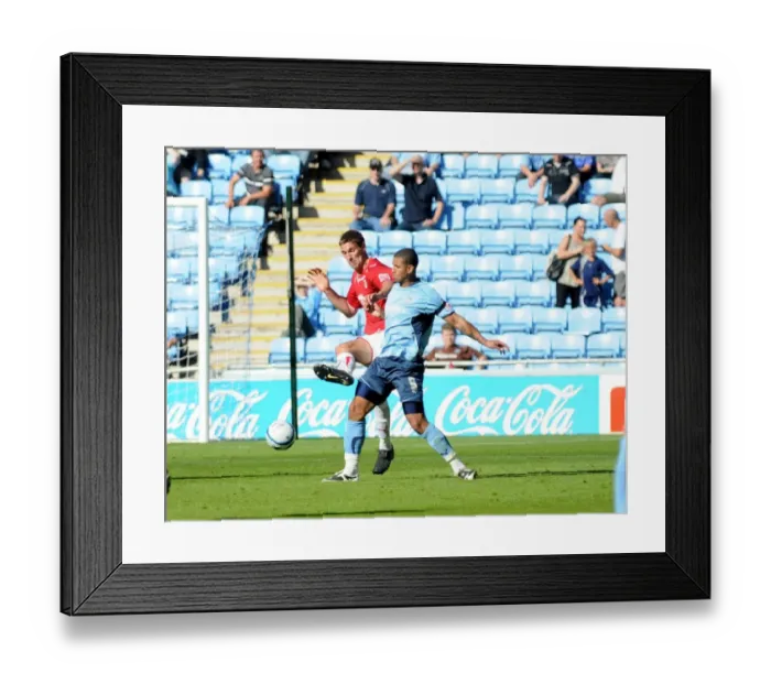 Framed Print : 09-10 Football Showdown: Coventry City vs. Bristol City - Clash of the First Teams Framed Print : 09-10 Football Showdown: Coventry City vs. Bristol City - Clash of the First Teams