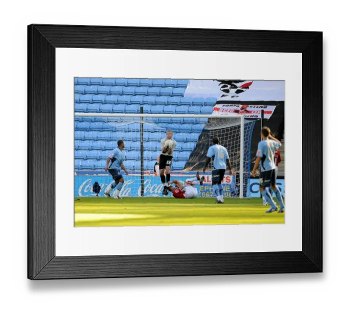 Framed Print : A Clash of Champions: Coventry City vs. Bristol City - Season 09-10 Framed Print : A Clash of Champions: Coventry City vs. Bristol City - Season 09-10