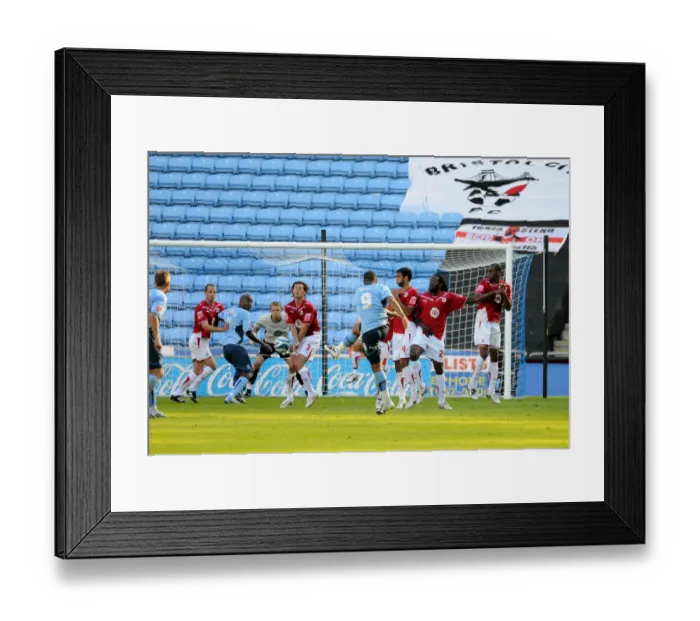 Framed Print : Season 09-10 Football Showdown: Coventry City vs. Bristol City - A Rivalry Reignited: Coventry City vs. Bristol City