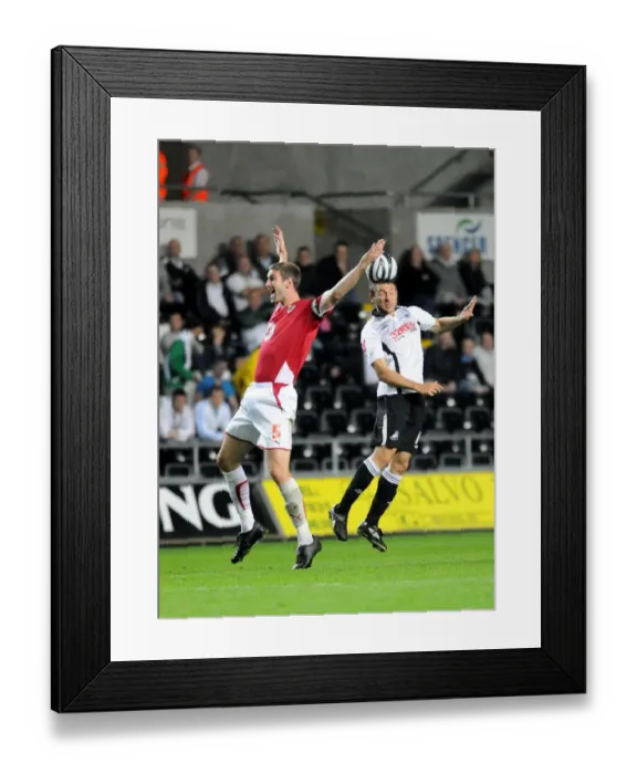 Framed Print : Swansea City vs. Bristol City: A Football Rivalry - Season 09-10