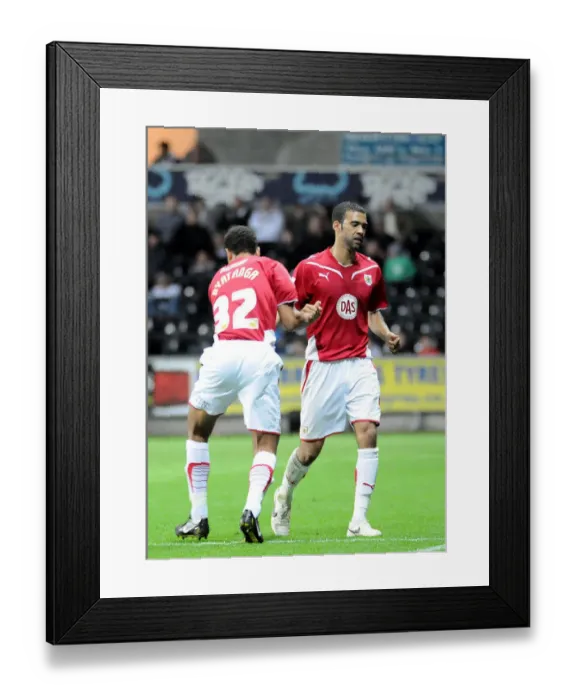 Framed Print : The Clash of the Cities: Swansea vs. Bristol, Season 09-10