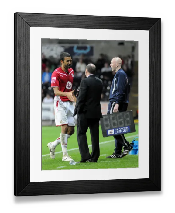 Framed Print : Bristol City vs. Swansea City: A Football Rivalry - Season 09-10