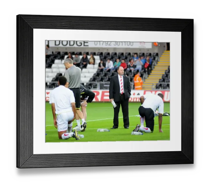 Framed Print : Bristol City vs. Swansea City: The Intense Rivalry on the Field - Season 09-10