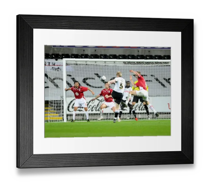 Framed Print : The Clash of the Cities: Swansea vs. Bristol - A Football Rivalry Unfolds: Season 09-10 - Swansea City vs. Bristol City Framed Print : The Clash of the Cities: Swansea vs. Bristol - A Football Rivalry Unfolds: Season 09-10 - Swansea City vs. Bristol City