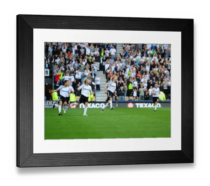 Framed Print : Derby County vs. Bristol City: A Football Rivalry - Season 09-10