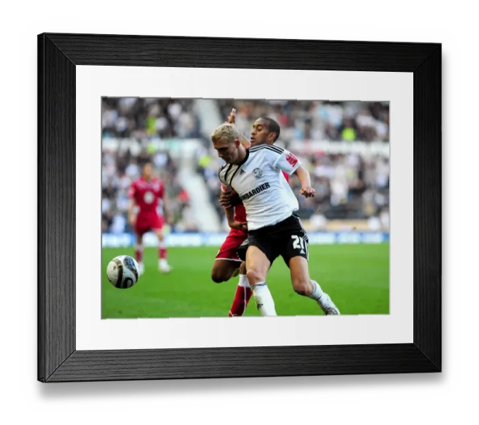 Framed Print : Derby County vs. Bristol City: A Football Rivalry - Season 09-10 Framed Print : Derby County vs. Bristol City: A Football Rivalry - Season 09-10