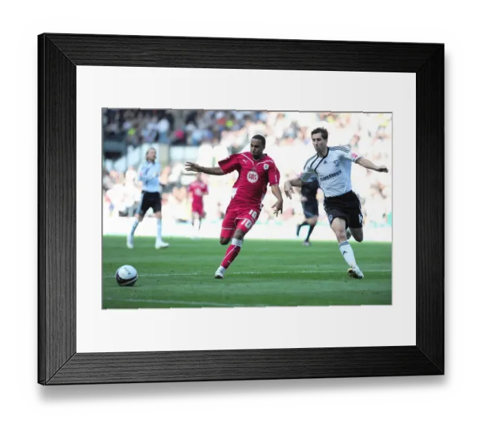 Framed Print : Derby County vs. Bristol City: A Football Rivalry - Season 09-10 Framed Print : Derby County vs. Bristol City: A Football Rivalry - Season 09-10