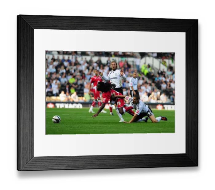 Framed Print : Derby County vs. Bristol City: A Football Rivalry - Season 09-10 Framed Print : Derby County vs. Bristol City: A Football Rivalry - Season 09-10
