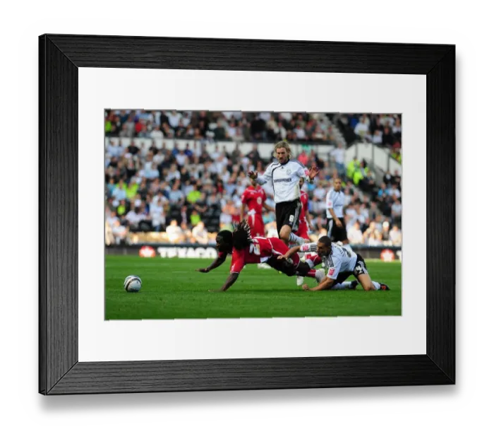 Framed Print : Derby County vs. Bristol City: A Football Rivalry - Season 09-10 Framed Print : Derby County vs. Bristol City: A Football Rivalry - Season 09-10