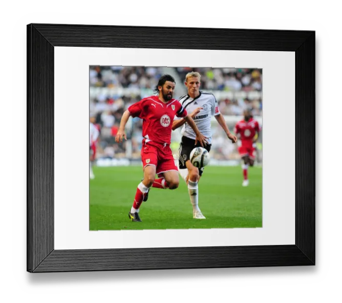 Framed Print : Derby County vs. Bristol City: A Football Rivalry - Season 09-10