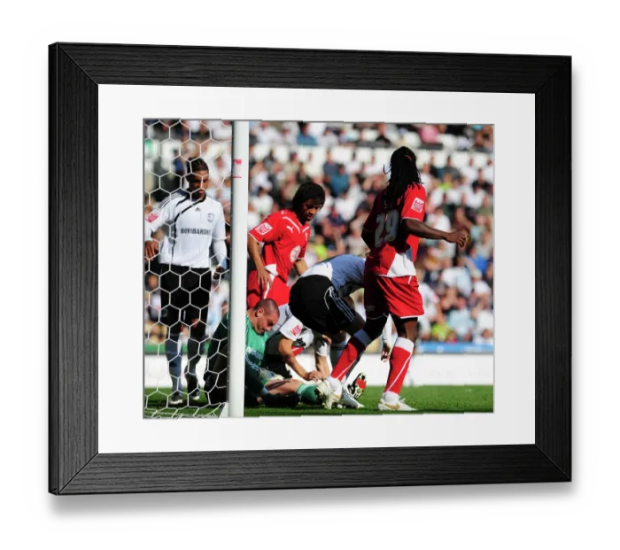 Framed Print : Derby County vs. Bristol City: A Football Rivalry - Season 09-10 Framed Print : Derby County vs. Bristol City: A Football Rivalry - Season 09-10