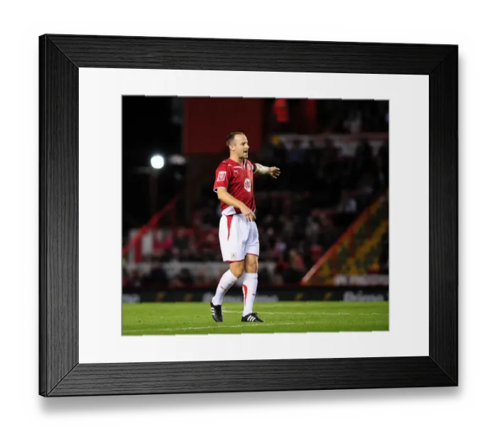Framed Print : Bristol City vs Blackpool: A Season to Remember - 09-10 Football Showdown (Bristol City First Team)