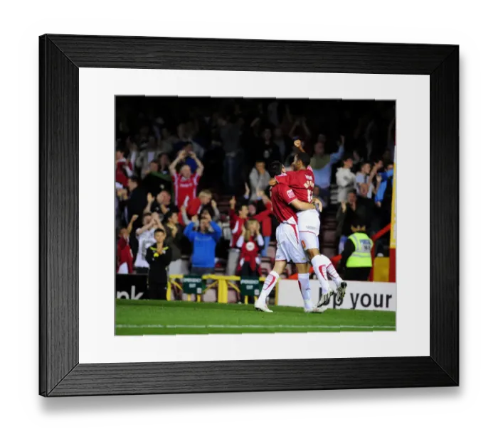 Framed Print : Bristol City vs Blackpool: A Football Rivalry - Season 09-10