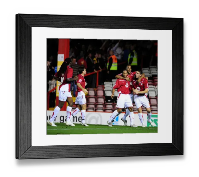Framed Print : Bristol City vs Blackpool: A Football Rivalry - Season 09-10 Framed Print : Bristol City vs Blackpool: A Football Rivalry - Season 09-10