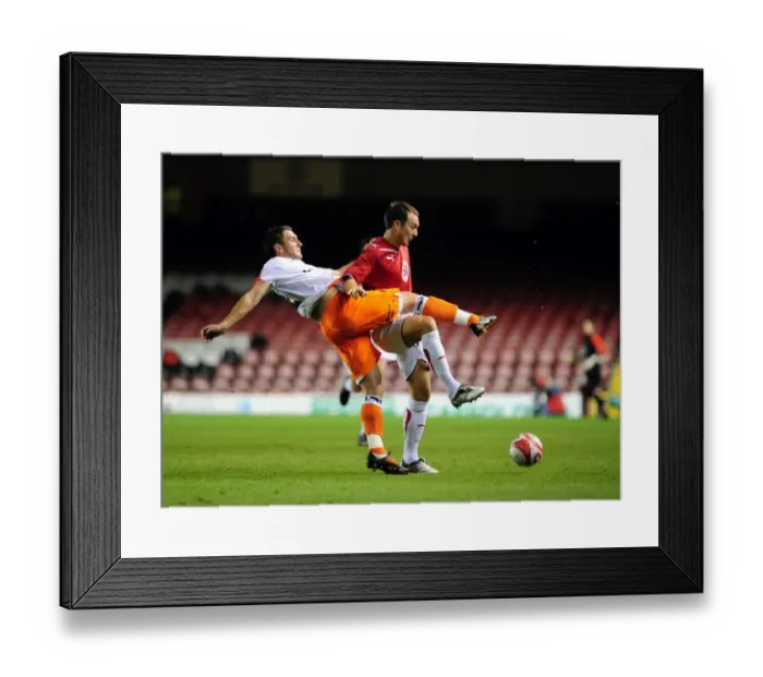 Framed Print : Bristol City vs Blackpool: A Football Rivalry - Season 09-10