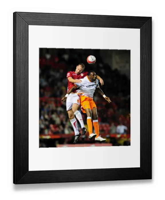 Framed Print : Bristol City vs Blackpool: A Football Rivalry - Season 09-10