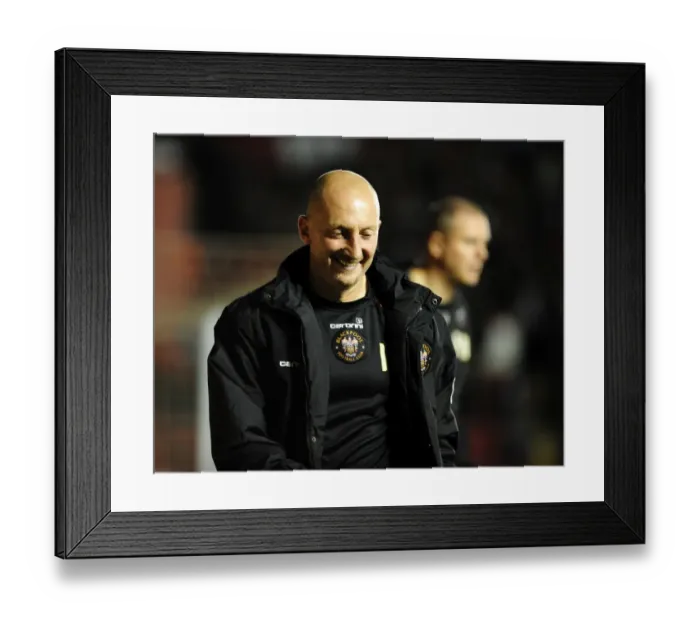 Framed Print : Bristol City vs Blackpool: Clash of the First Teams - Season 09-10