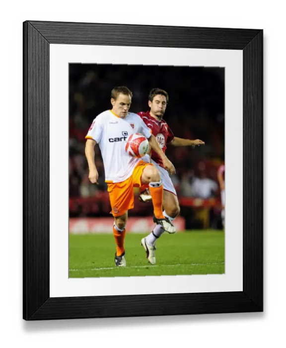 Framed Print : Bristol City vs Blackpool: A Football Rivalry - Season 09-10