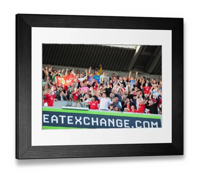 Framed Print : Clash of Champions: Newcastle United vs. Bristol City (Season 09-10)