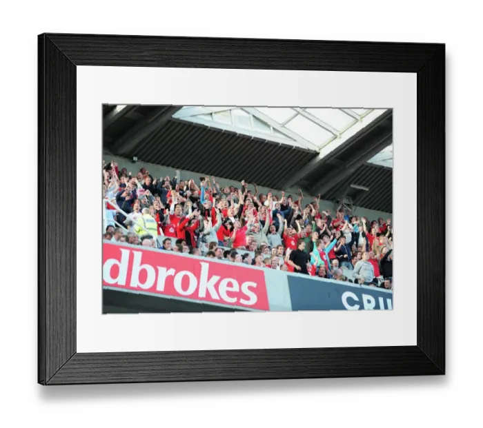 Framed Print : Bristol City Fans