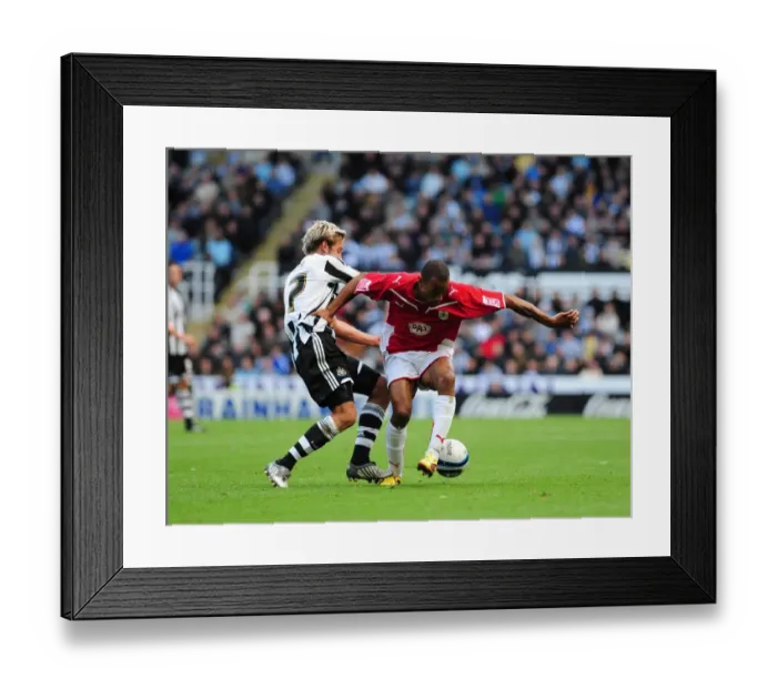 Framed Print : Clash of Champions: Newcastle Utd vs. Bristol City - Football Rivalry (Season 09-10)