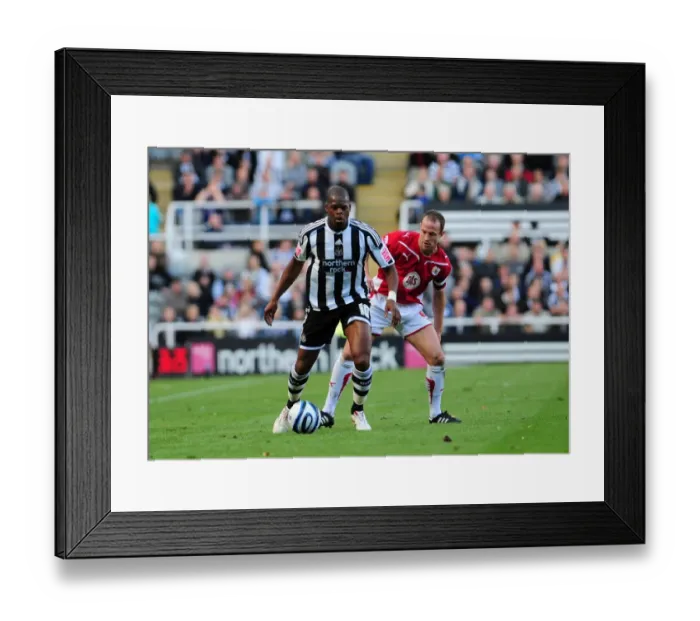 Framed Print : Marlon Harewood vs. Louis Carey: Clash at St. James Park