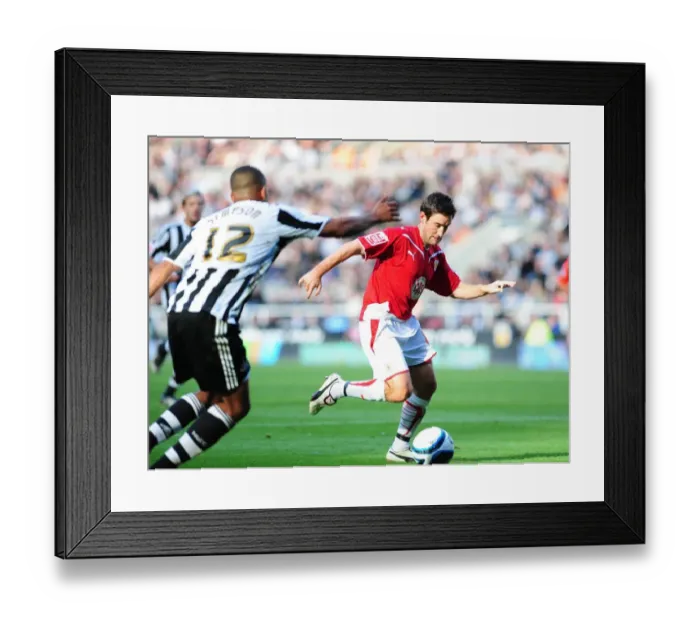 Framed Print : Lee Johnson Rallies Bristol City Against Newcastle United Framed Print : Lee Johnson Rallies Bristol City Against Newcastle United