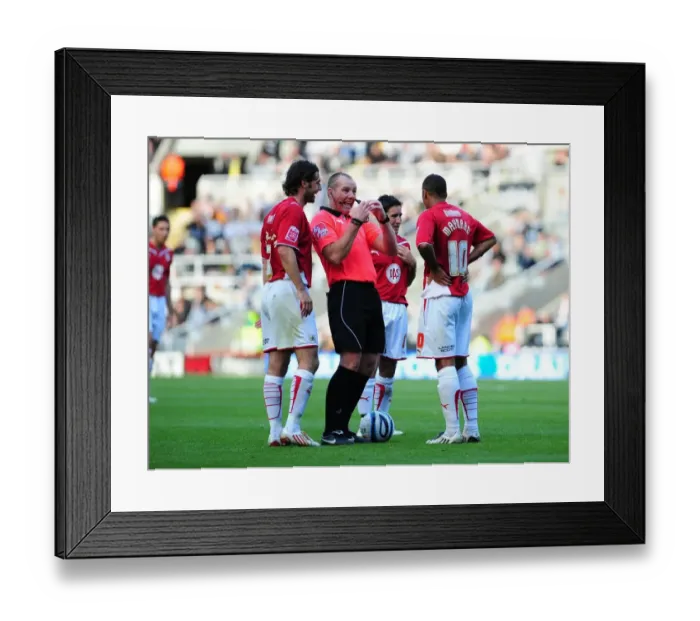 Framed Print : Jamie McAllister - Ref - Nicky Maynard Framed Print : Jamie McAllister - Ref - Nicky Maynard